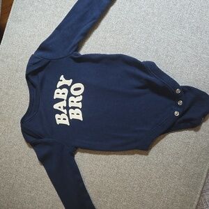 Old Navy Baby Bro Onesie